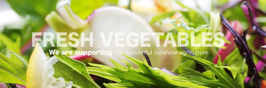 日本中の新鮮野菜を提供